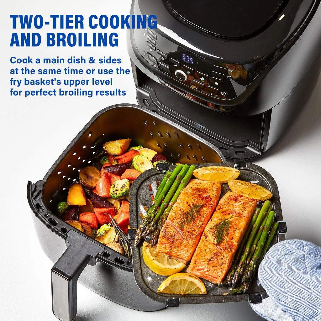 Black 6-Qt Digital Air Fryer V552032