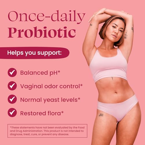 60 Capsules Vaginal Probiotics with Prebiotics and Cranberry Extract Z850