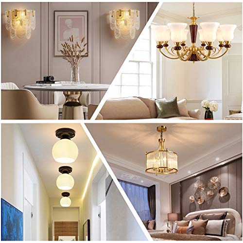 6 Pack E12 Candelabra LED Bulb 4W Daylight White 5000K I782