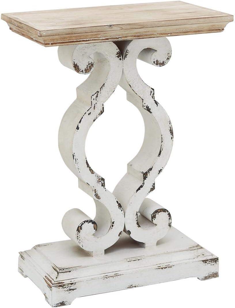 Rustic Wood Rectangle End Table N11620