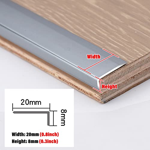 Grey Self Adhesive Non Slip Stair Edge Protector J19162