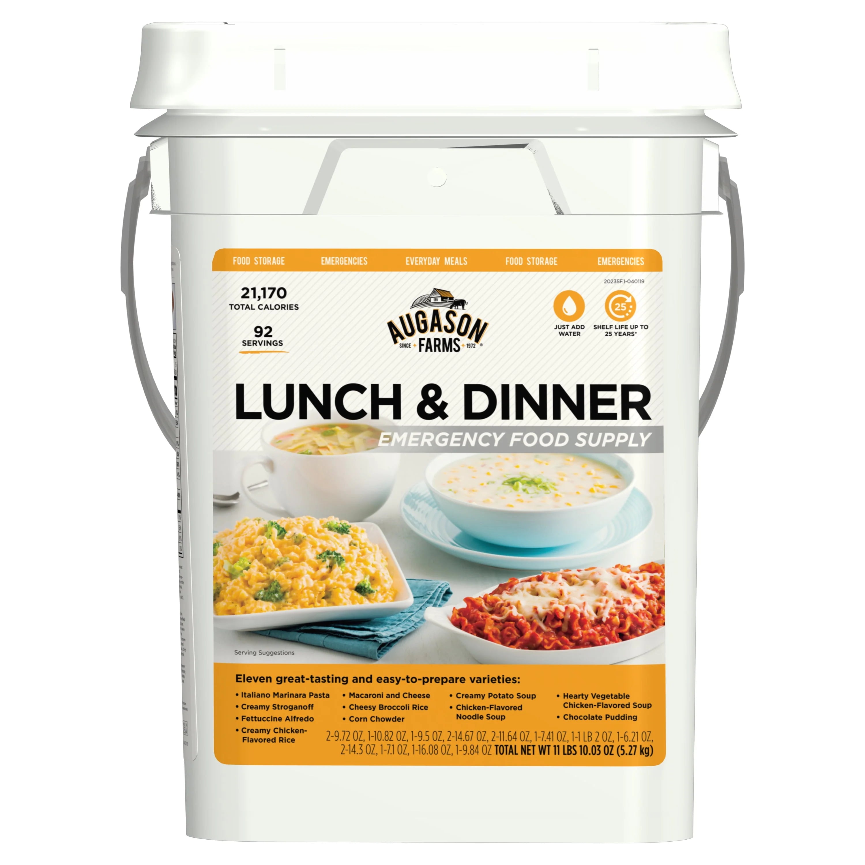 11.03 lbs Emergency Food Supply X167681