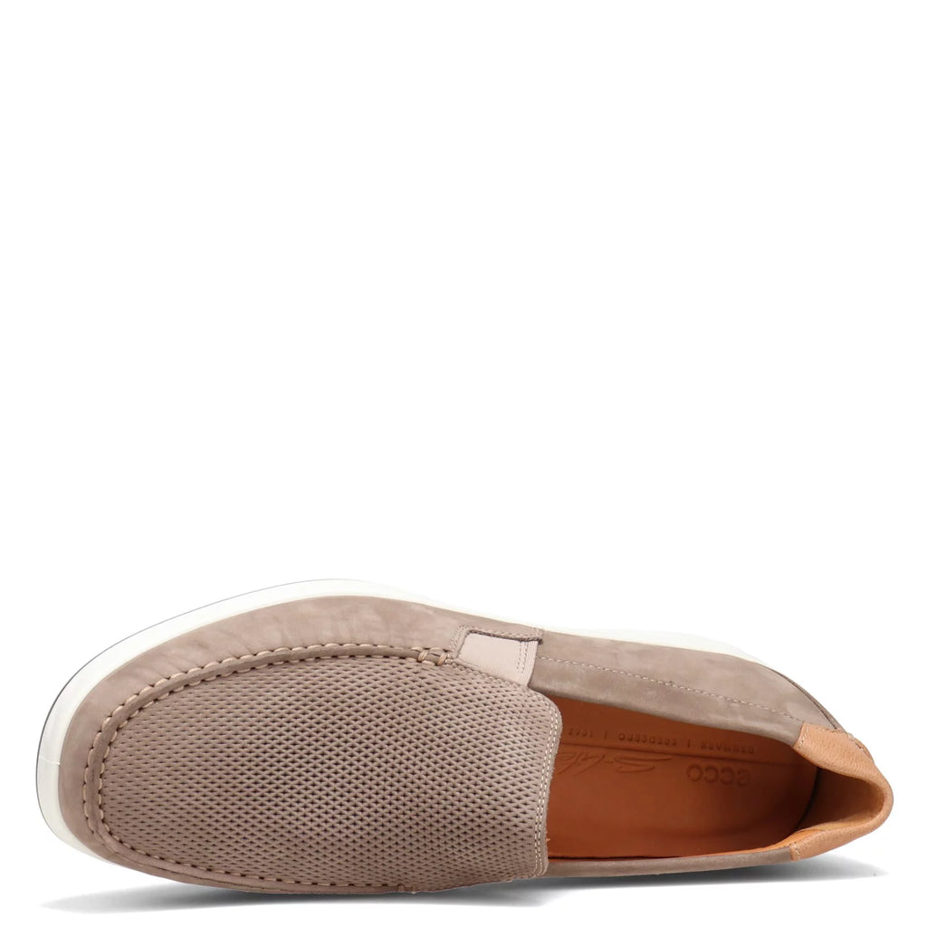Warm Grey/Cognac Summer Perforated Loafer G5234