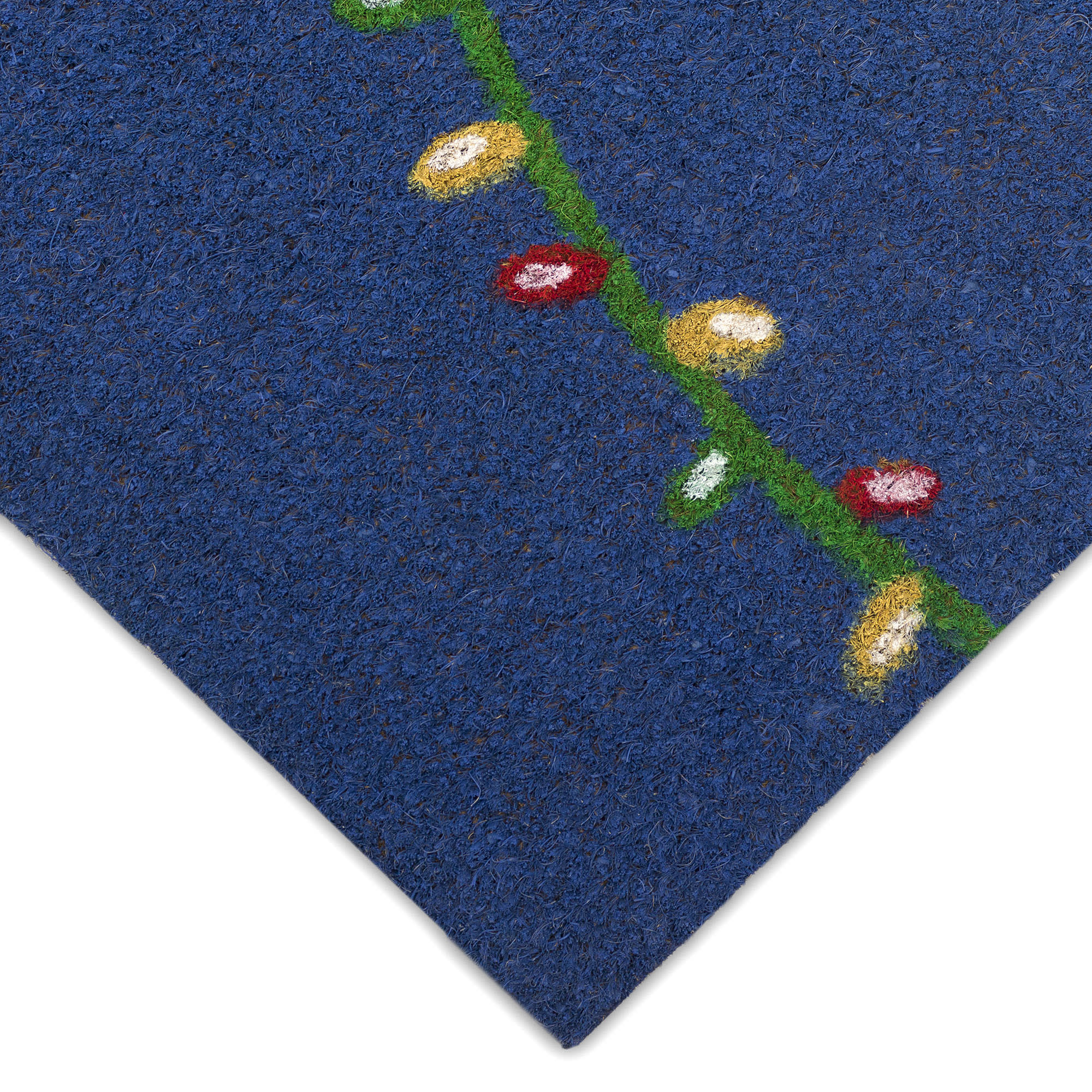 Natura Frosty And Bright Coir Doormat with Non-Slip Backing
