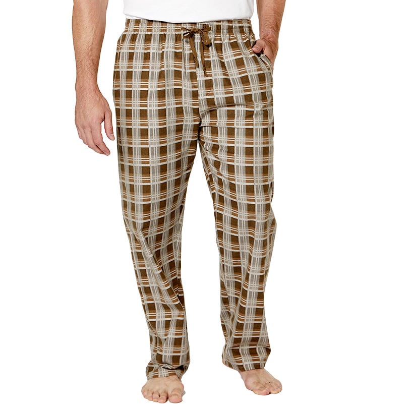 Men's Plaid Flannel Pants (Set of 3) O485454