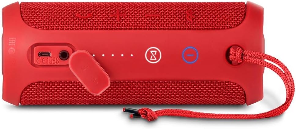 Red Splashproof Portable Bluetooth Speaker A2320