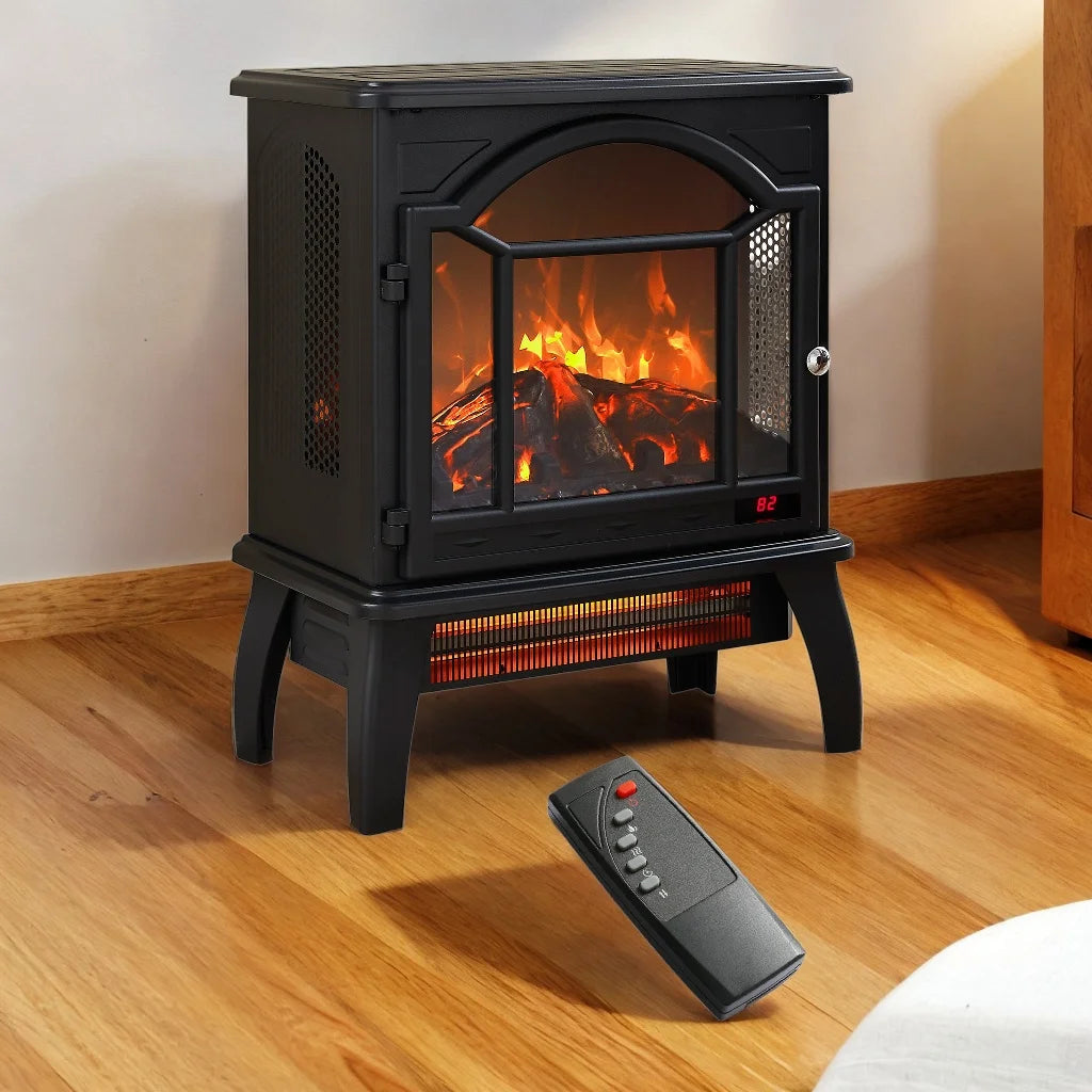 1500W Infrared Electric Heater with 11 Temp Settings and Timer Q37464