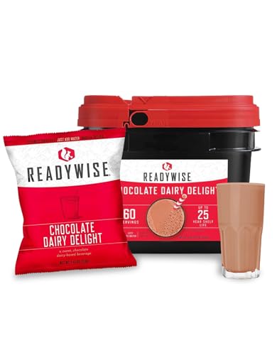 Whey Milk Alternative Bucket, 120 Servings, Freeze Dried Survival Drink R53442