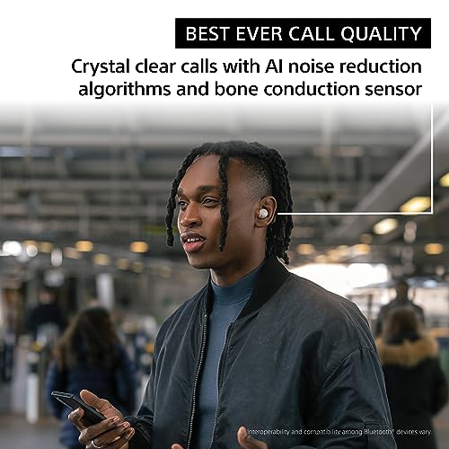 Black Truly Wireless Bluetooth Noise Canceling Earbuds N560