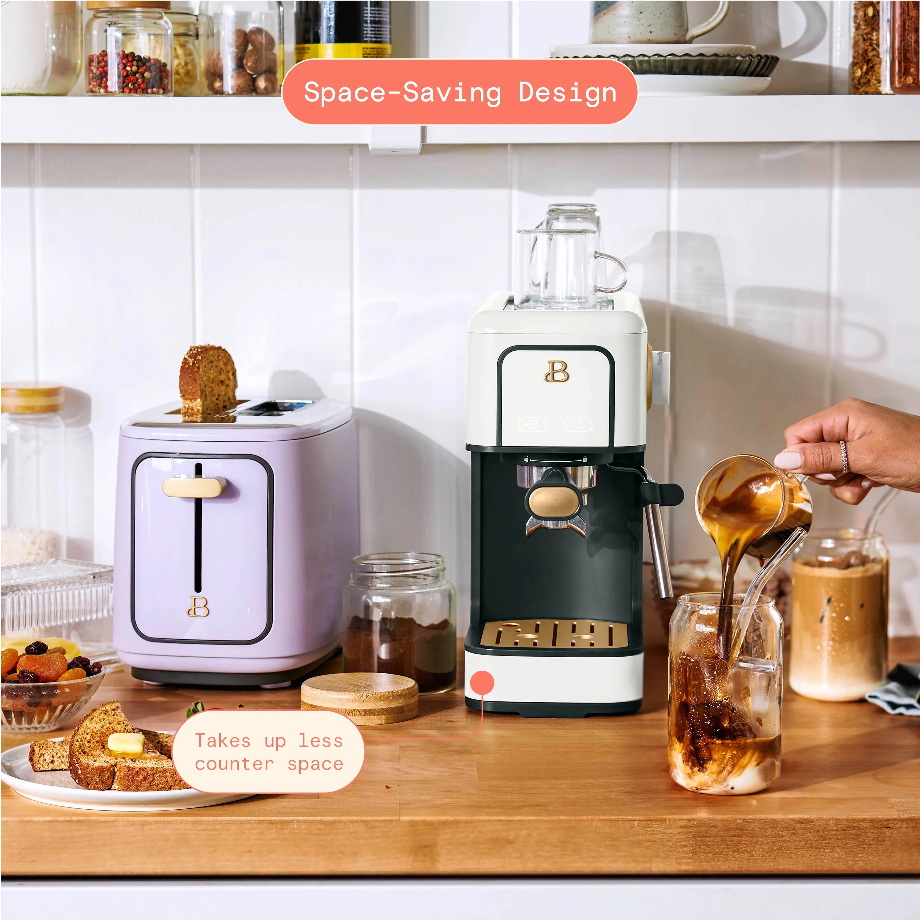 White 20-Bar Espresso Maker P5968