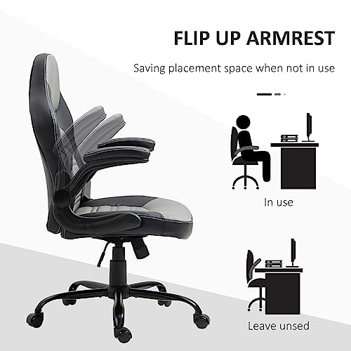 Black Executive Office Chair with Wide Seat O789