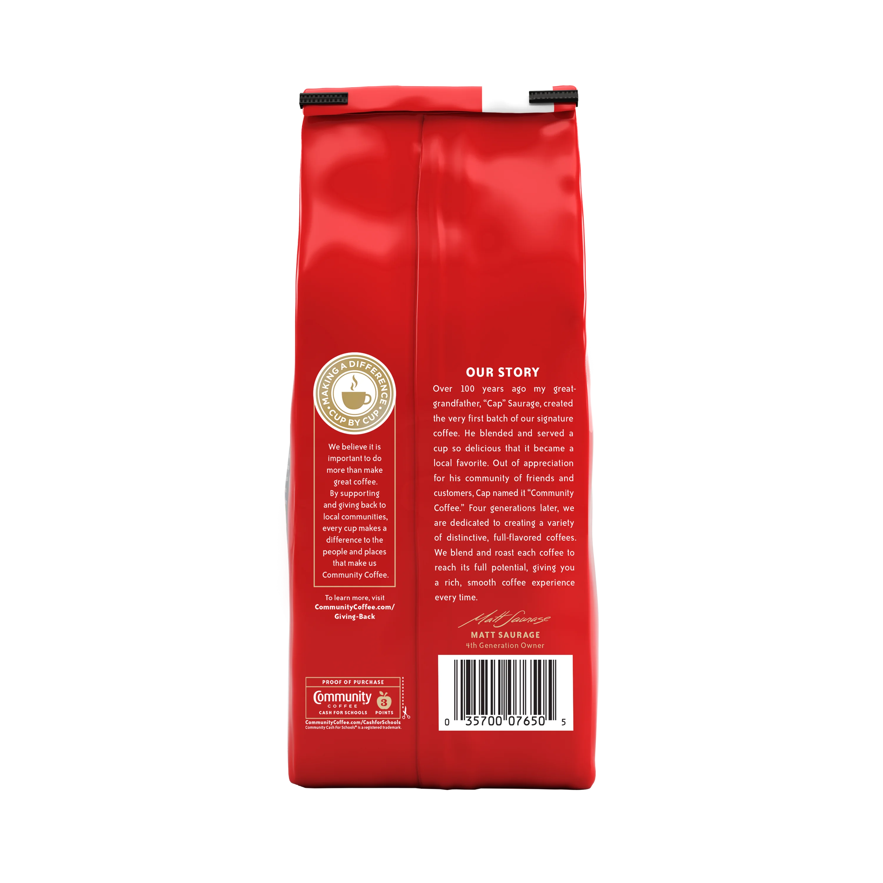 Half-Caff 32 Ounce Bag Coffee T652