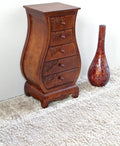 Hand Carved Wood 5-Drawer Chest D680