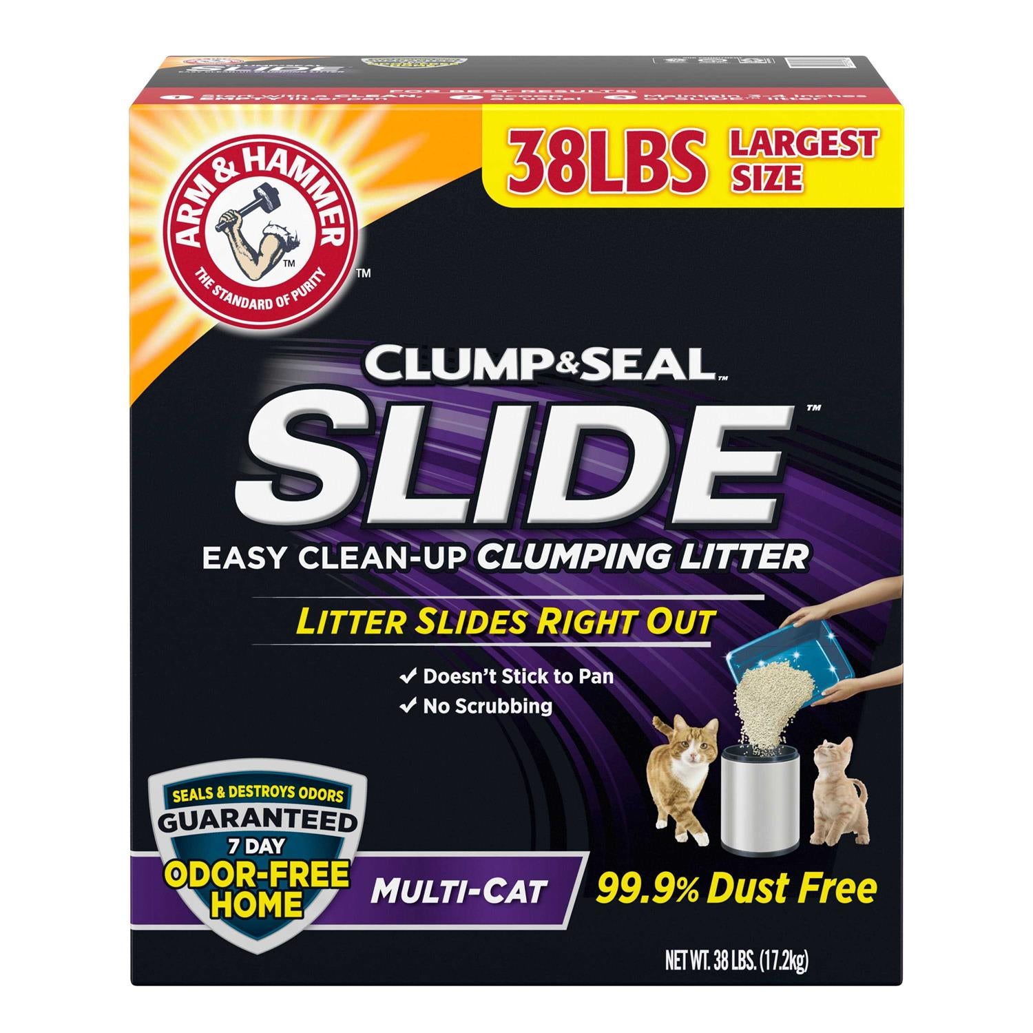 Slide Easy Clean-Up Clumping Cat Litter O742178