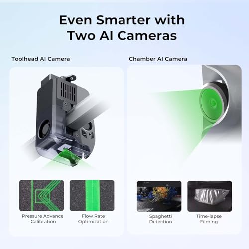 3D Printer, 600mm/s, Dual AI Cameras, 350x350x350mm O6495