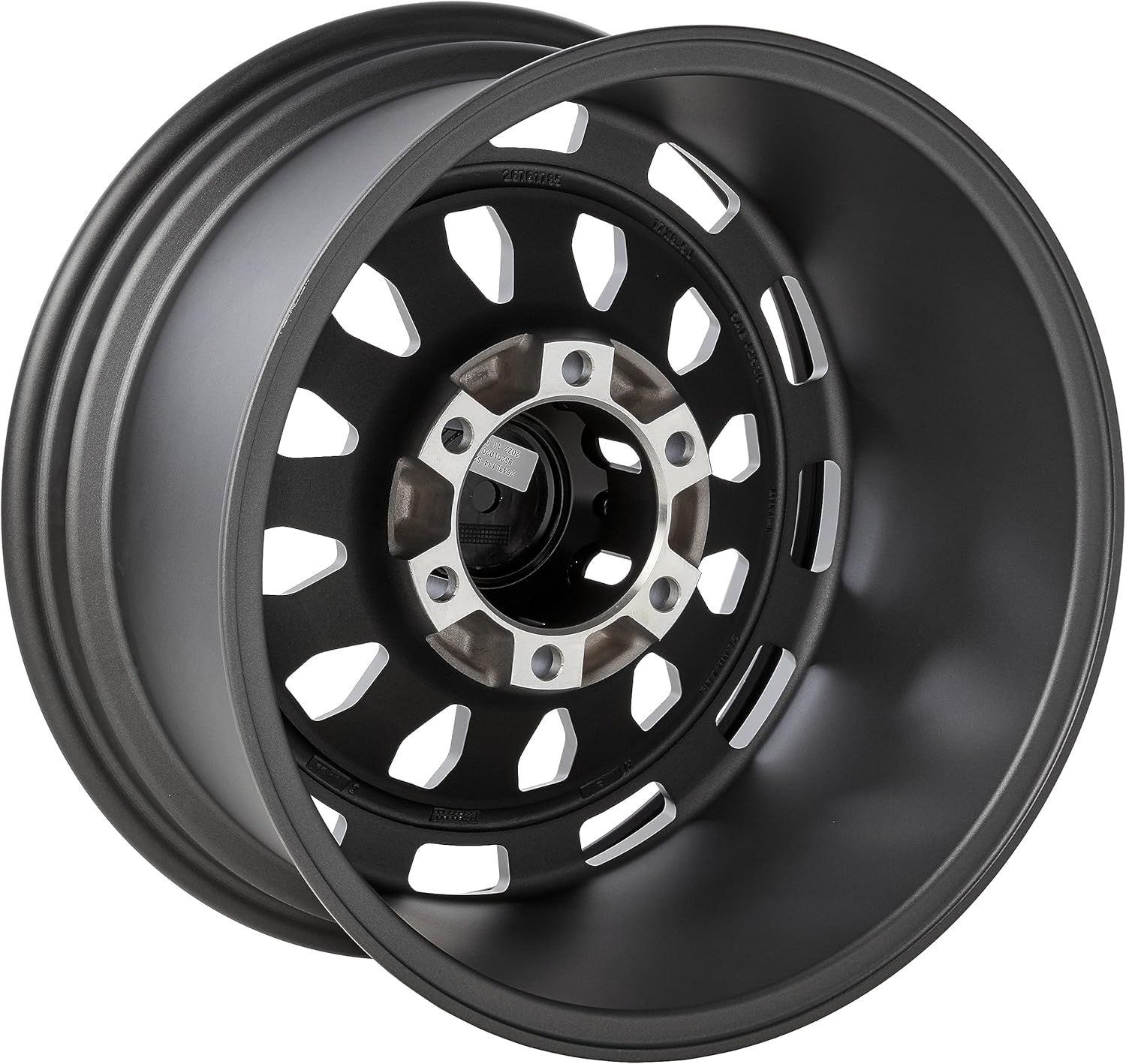 Gray Black 17x8.5 6x5.5 Wheel B130907