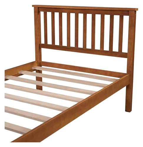 Twin Bed Frame Platform with Headboard and Footboard O503129