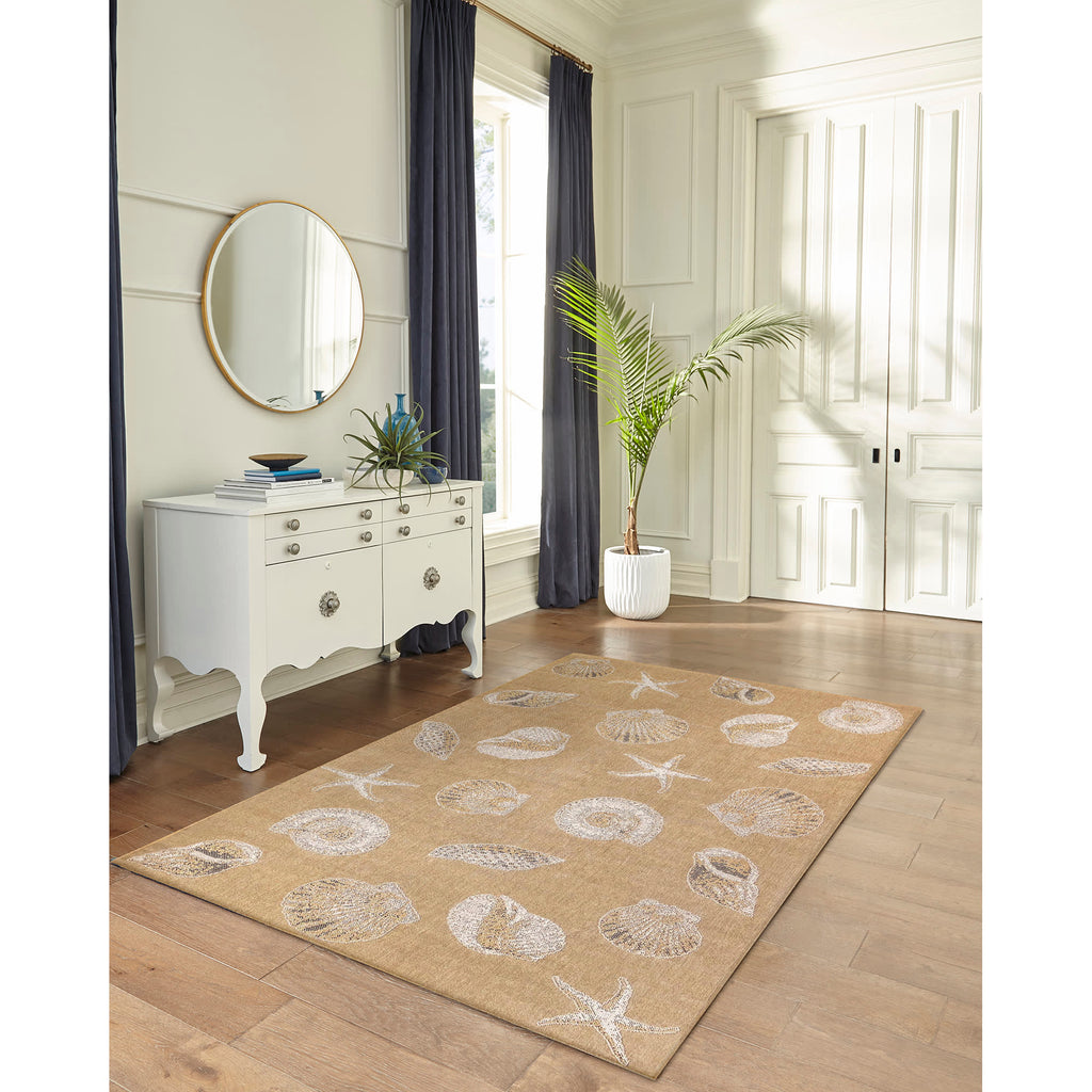 Carmel Shells Indoor Outdoor Area Rug