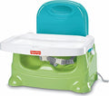 Green Adjustable Toddler Booster Seat with Dishwasher Safe Tray E5930