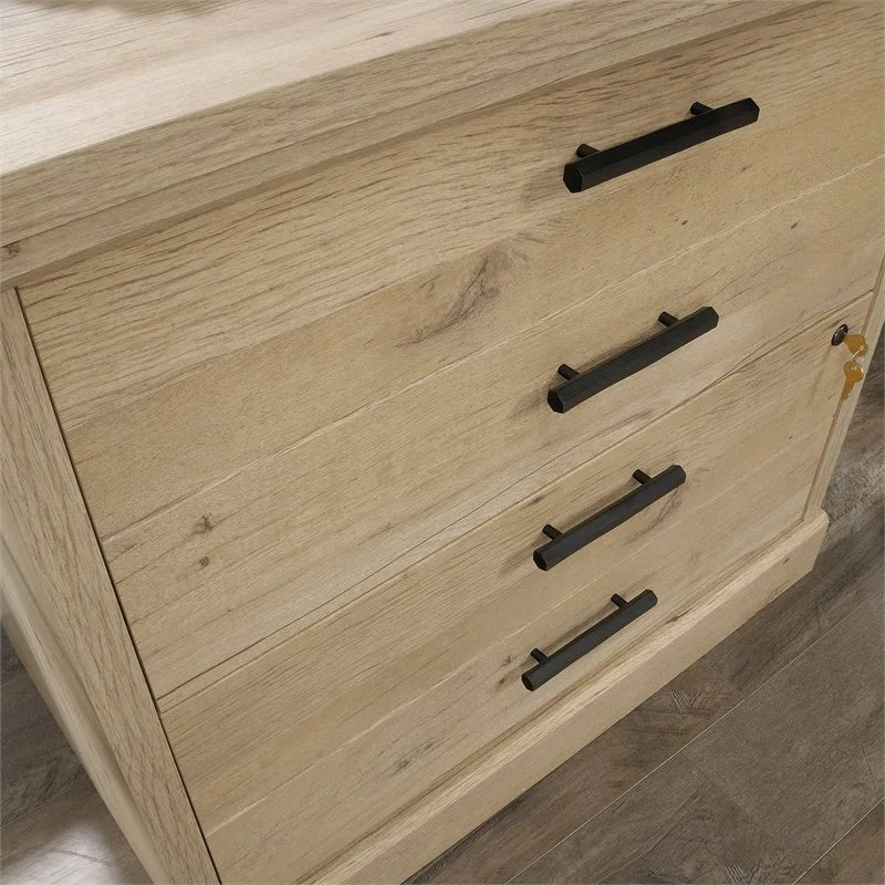 Traditional Engineered Wood Lateral File Cabinet in Prime Oak L5190