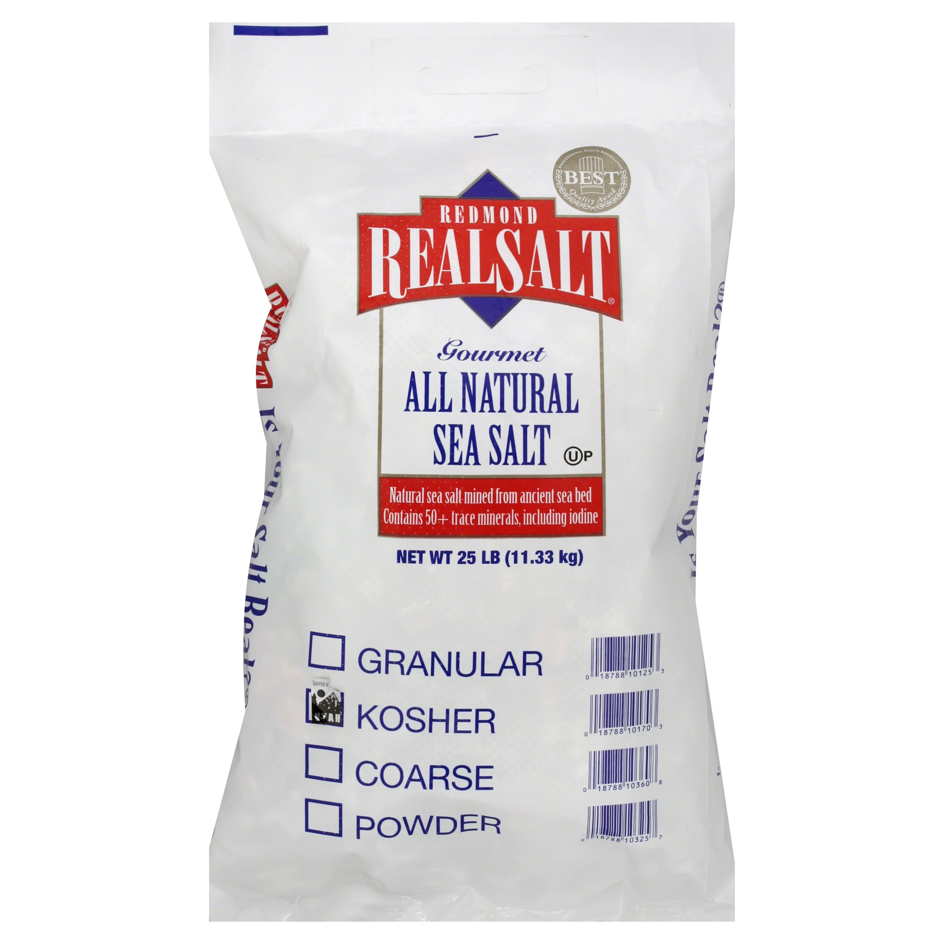 25 lb Kosher Sea Salt V7446