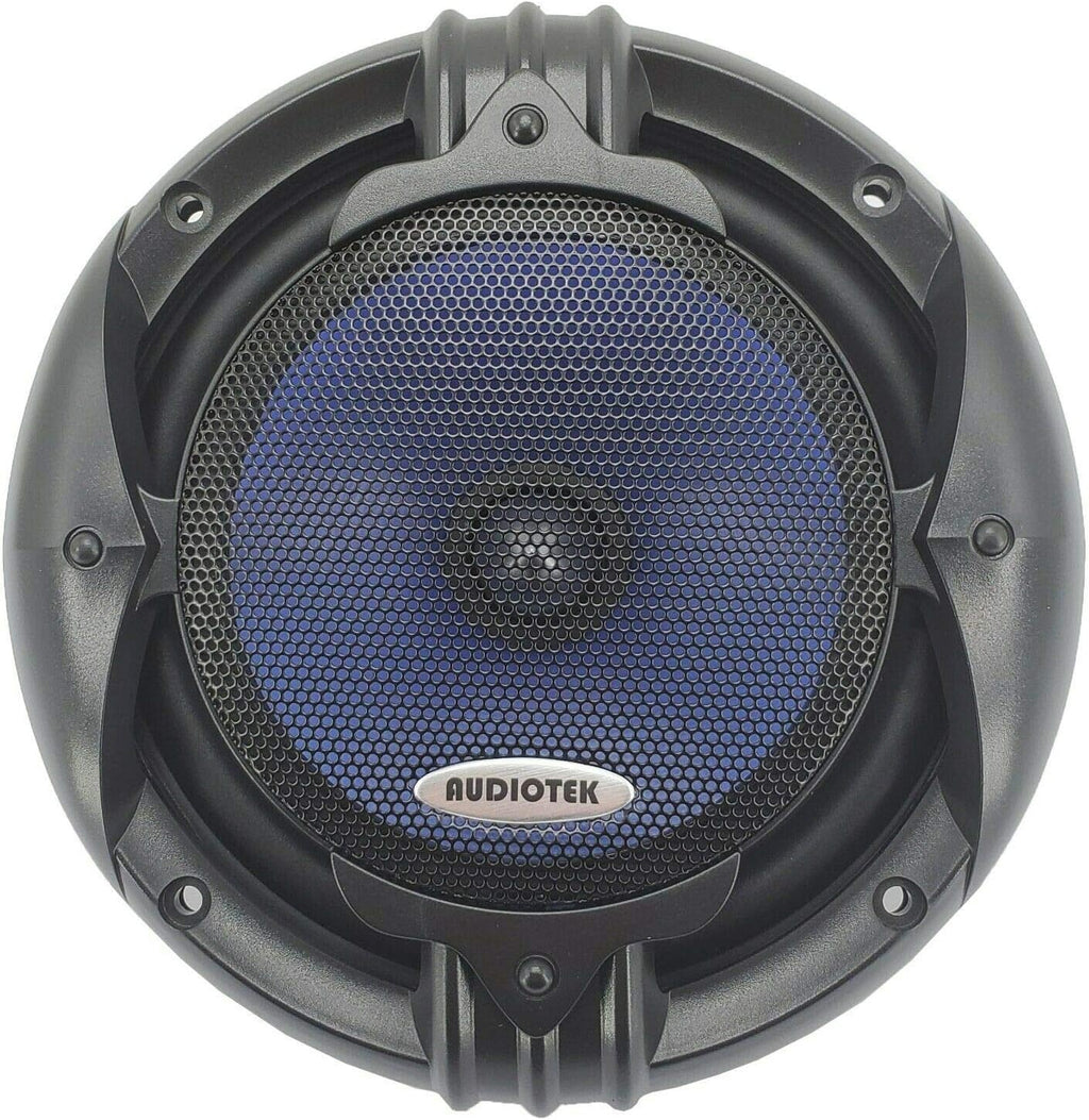 2 Pairs 6.5-Inch 2-Way Car Audio Component Speaker System with Woofers Tweeters & Crossovers J67546
