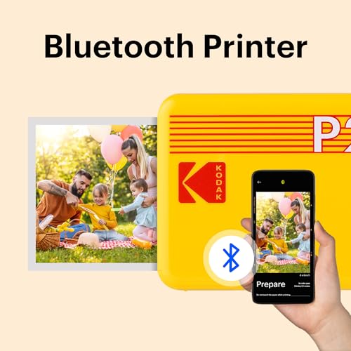 White 2.1x3.4 inches Portable Photo Printer with 38 Sheets U712298