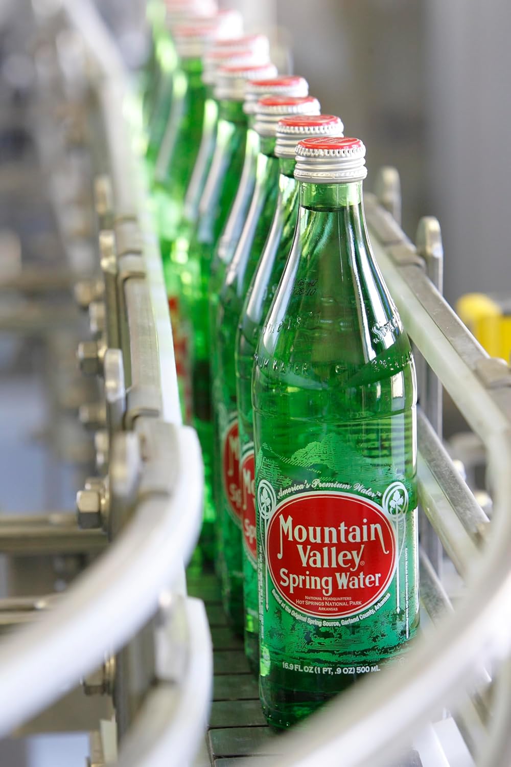 24 Bulk Pack Case Glass Bottle 33.8 Fl Oz Spring Water Q9850