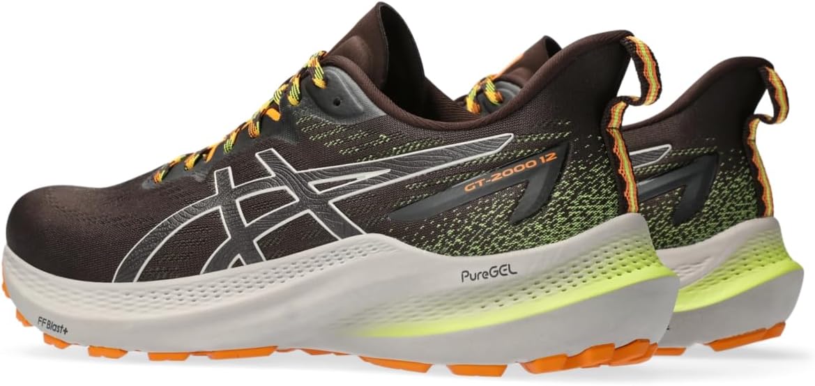 Men's GT-2000 12 Trail Running Shoes, 15, Nature Bathing/NEON Lime M344
