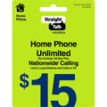 $15 Home Phone Unlimited 30-Day Plan L30802