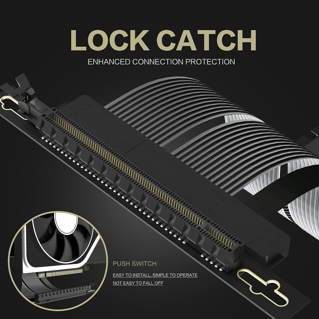 PCIE 4.0 16x Shielded Riser Cable 20CM B230671