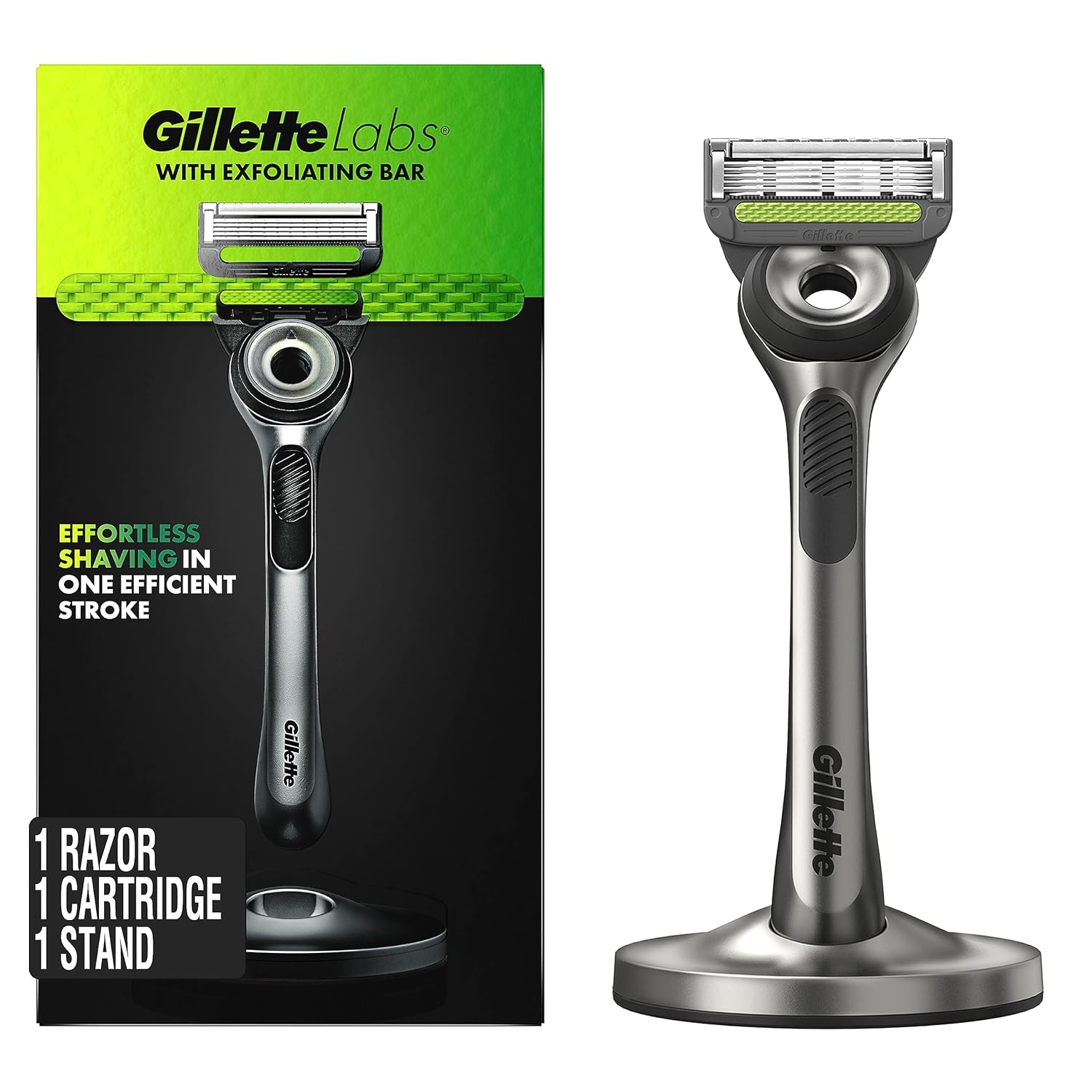 1 Handle 1 Razor Blade Refill Razor with Magnetic Stand V31478