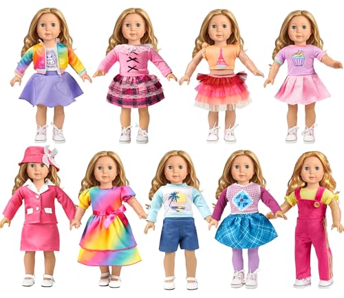 18 Inch Doll Clothes and Accessories Outfits Sets L8416