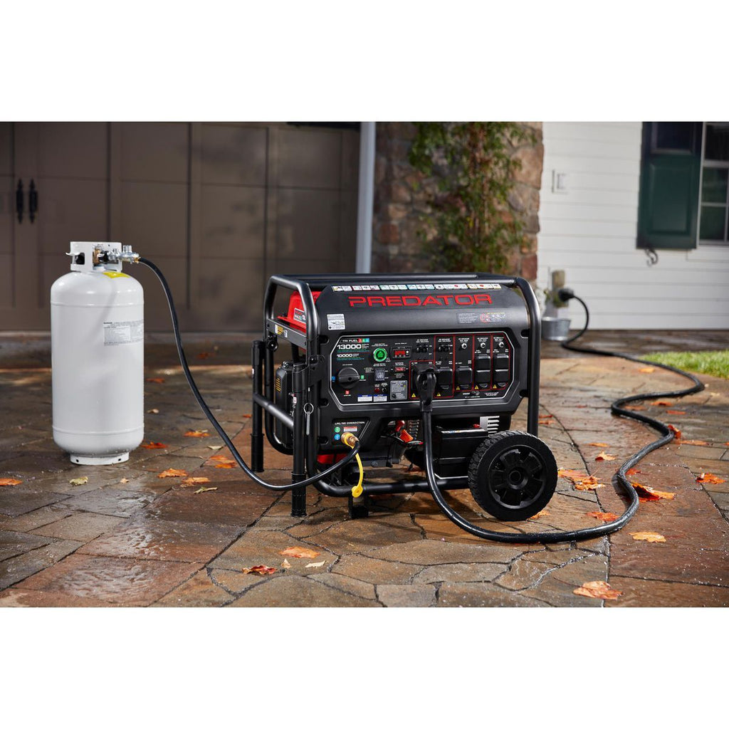 13,000 Watt Tri-Fuel Portable Generator with Remote Start P47214