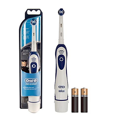 Battery Powered Toothbrush with Replaceable AA Batteries and Precision Clean Brush Head N19141