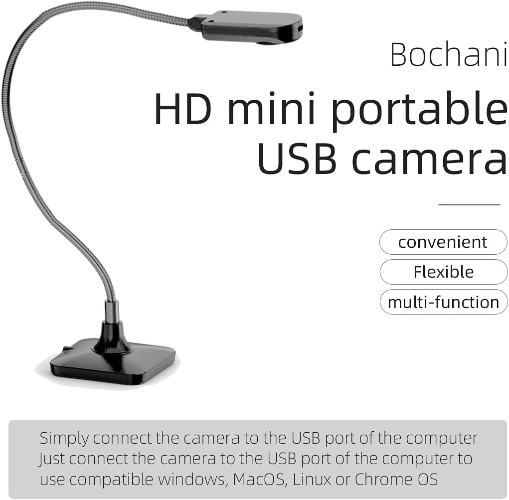 Black 5MP USB Document Camera P3195
