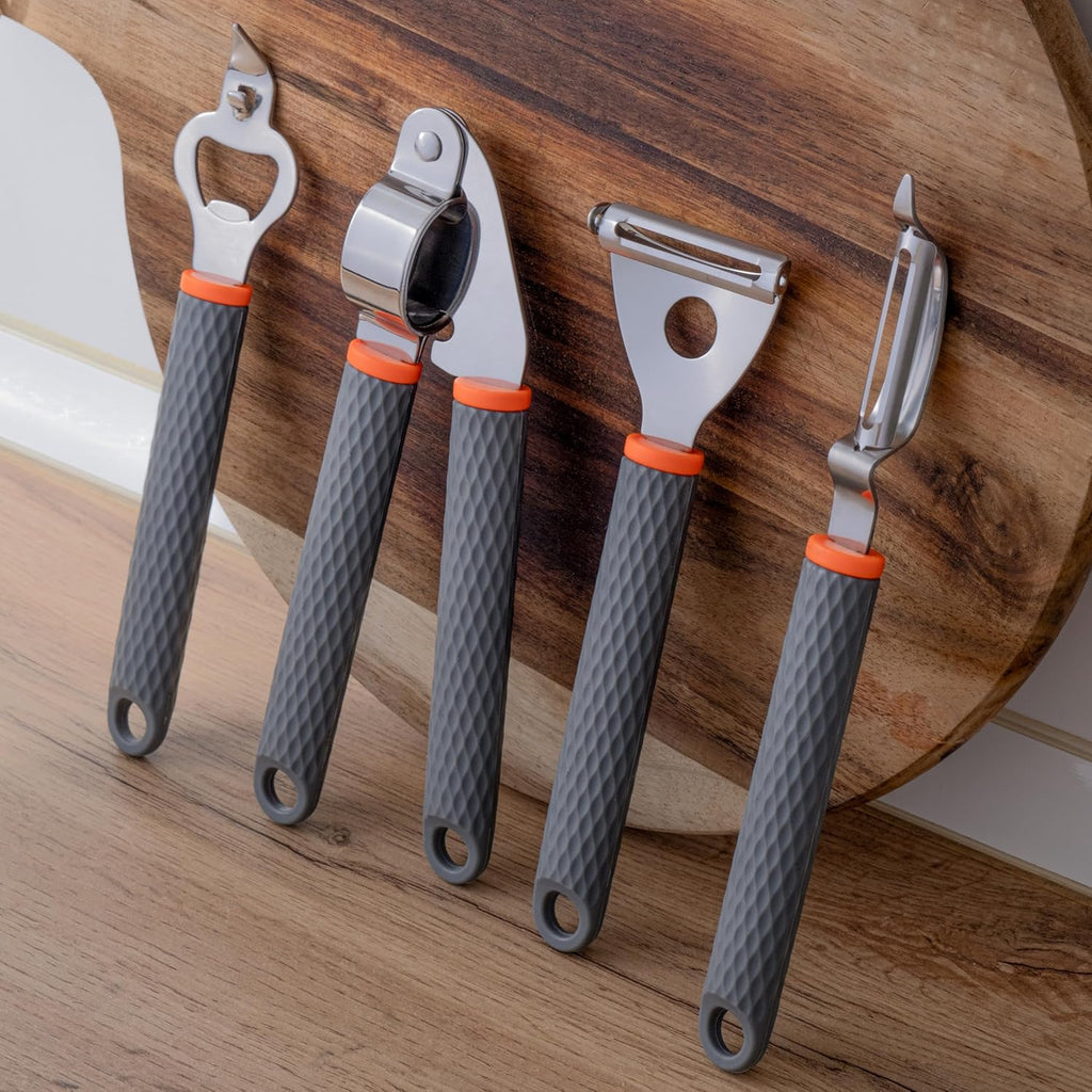 15 PCS Stainless Steel Kitchen Utensils Set with Slotted Spoon, Spaghetti Spoon Y45280