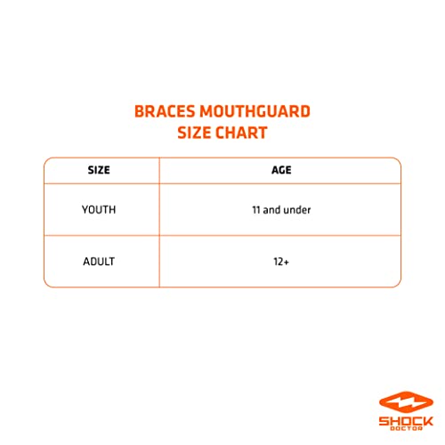 Mouth Guard for Braces, Upper Teeth Protection, Instant Fit I877