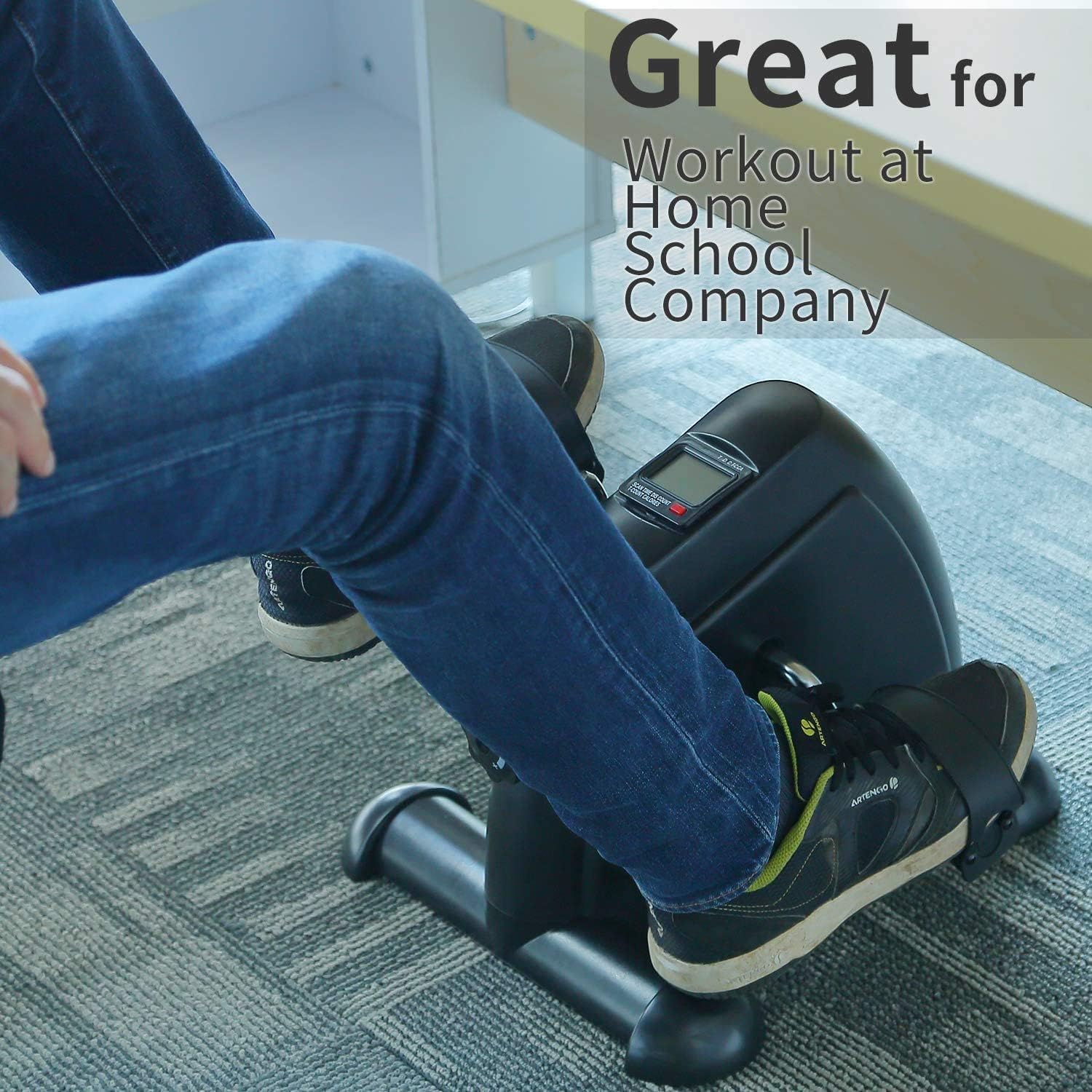 Under Desk Exercise Bike with LCD Screen I3850