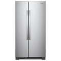 36" Wide 25.1 Cu. Ft. Side By Side Refrigerator Stainless Steel U63549