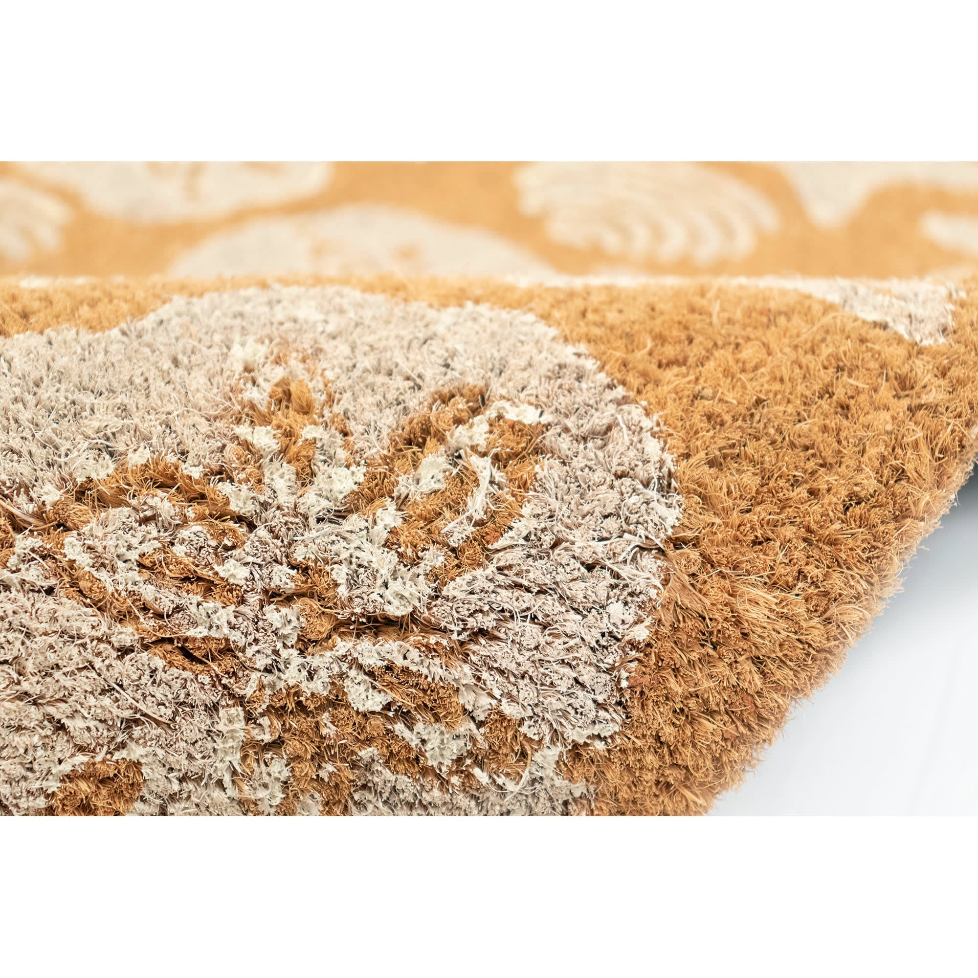 Natura Shells Coir Doormat with Non-Slip Backing