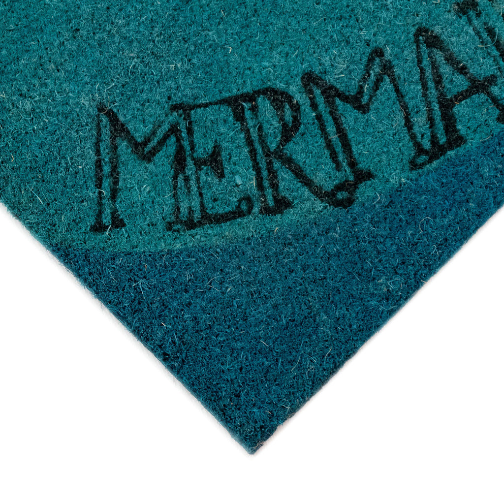 Natura Mermaids Welcome Coir Doormat with Non-Slip Backing