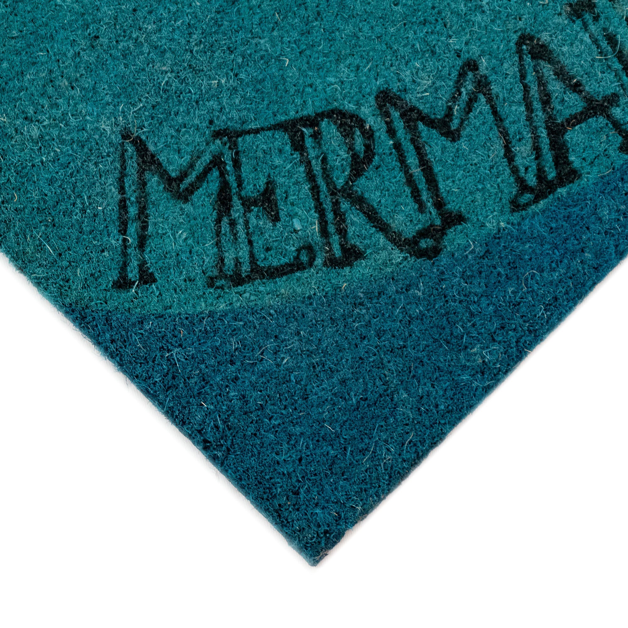 Natura Mermaids Welcome Coir Doormat with Non-Slip Backing