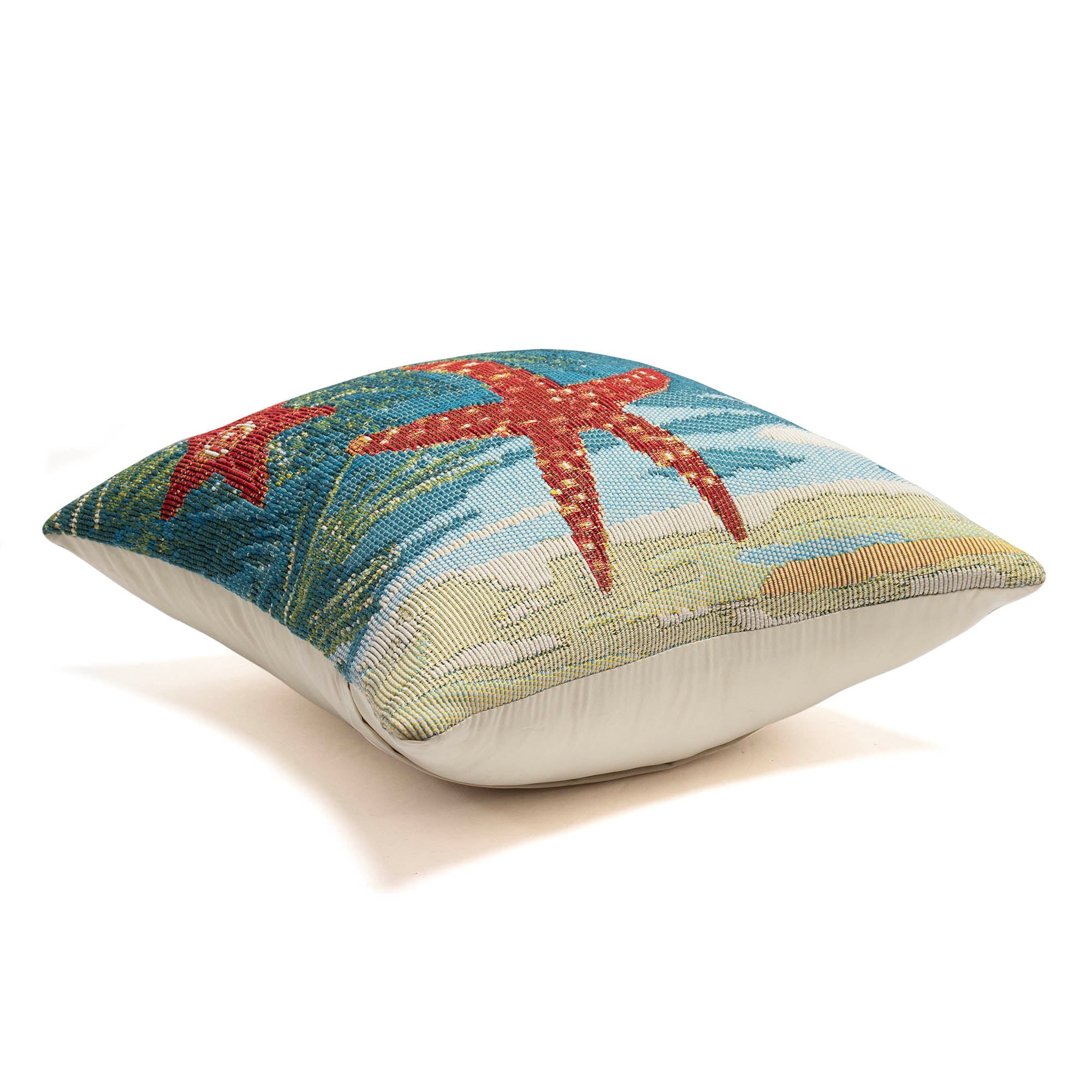 Marina Coastal Ornaments Indoor Outdoor Throw Pillow