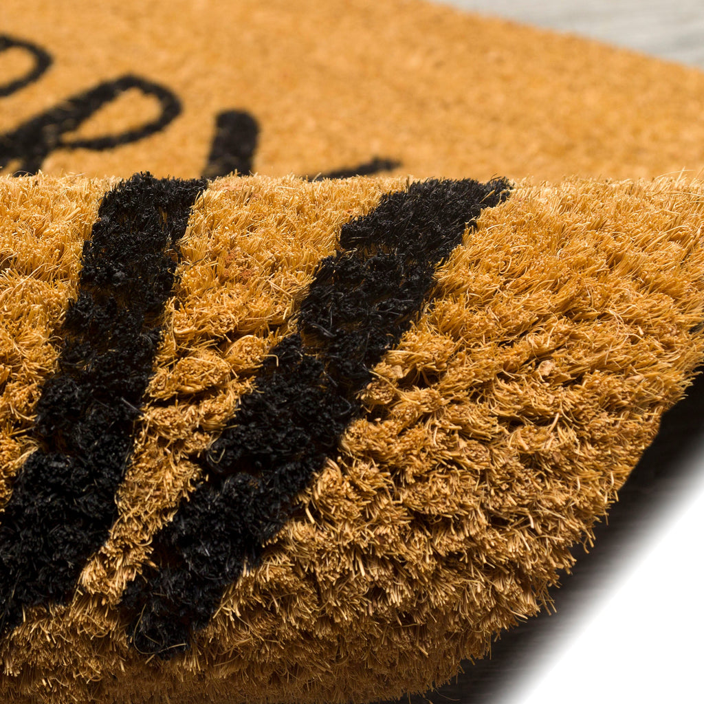 Natura Merry Christmas Santa Coir Doormat with Non-Slip Backing