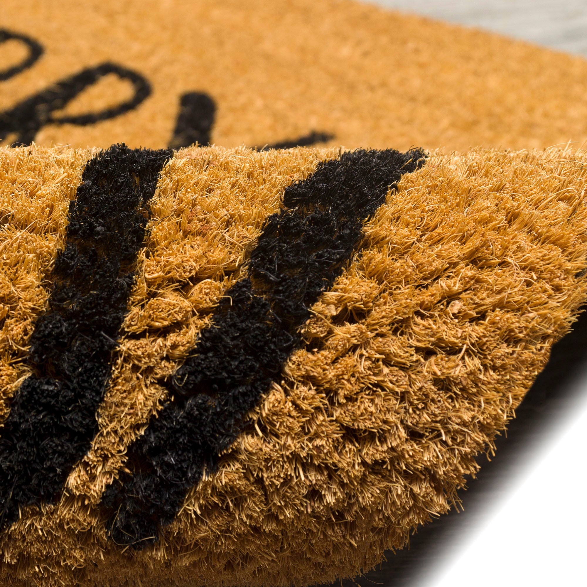 Natura Merry Christmas Santa Coir Doormat with Non-Slip Backing