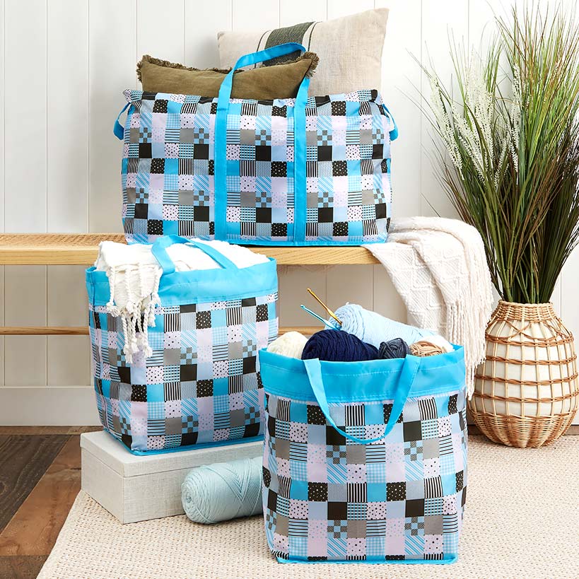 Set of 3 Storage Bins – Americana or Glamping