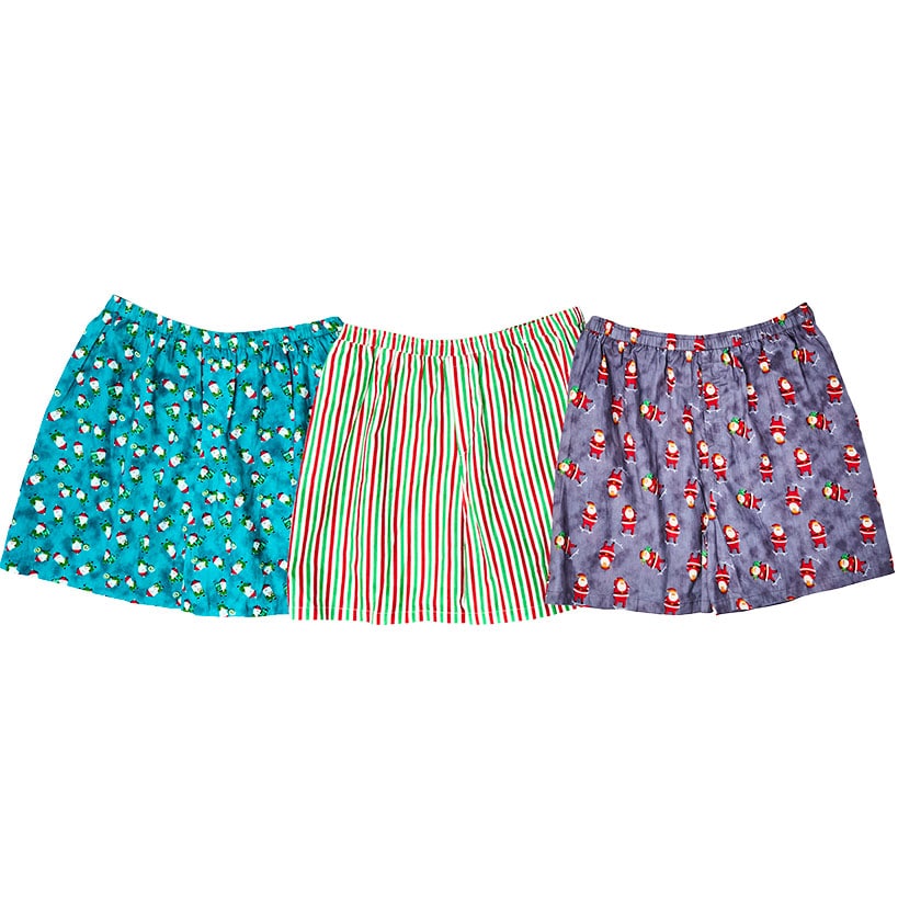 Men's Christmas Boxers 3-Pack P797706