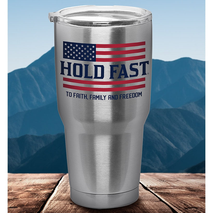 30-Oz Hold Fast American Flag Tumbler