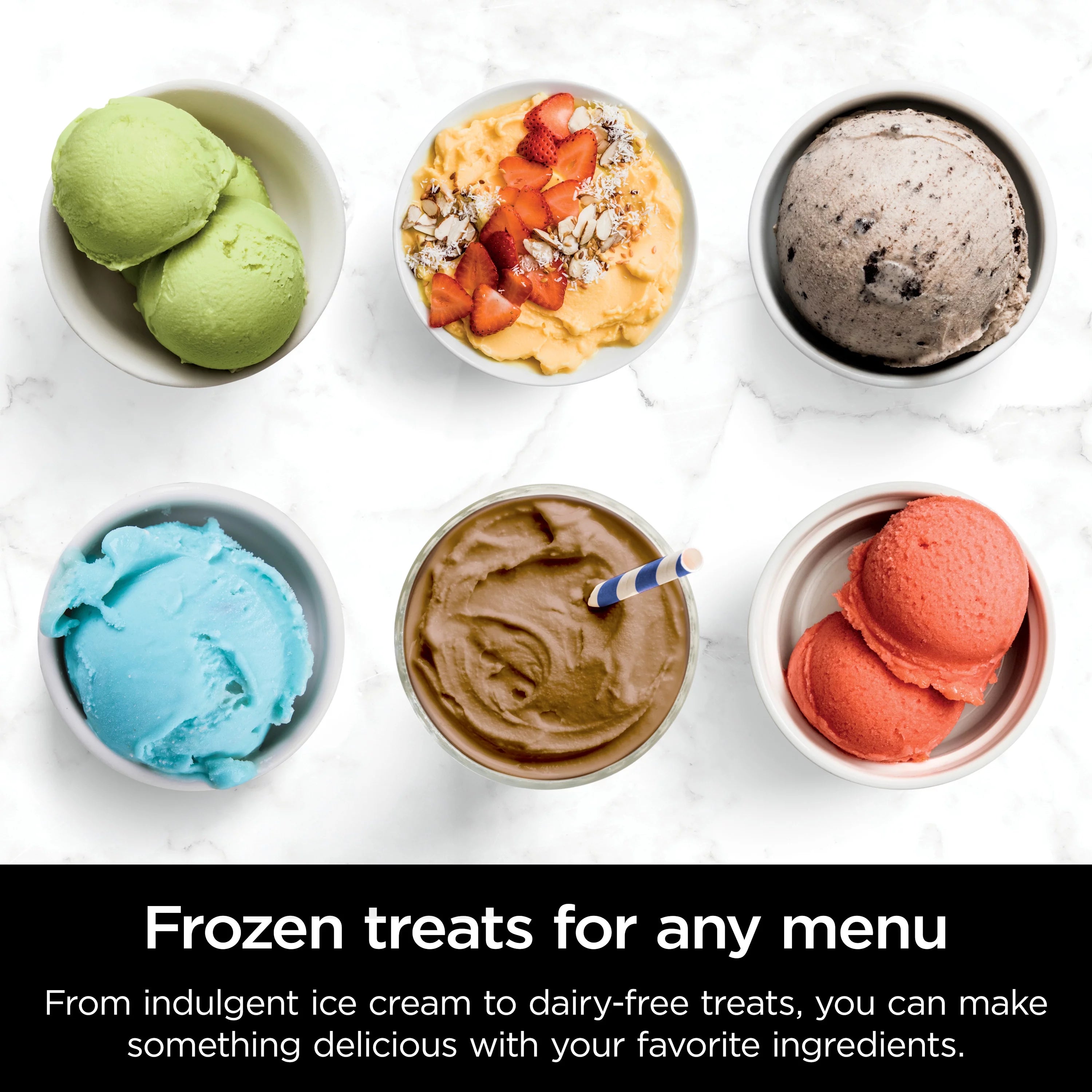 Silver Ice Cream Maker, 7 One-Touch Programs R265